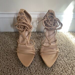 Tan Strappy Sandals